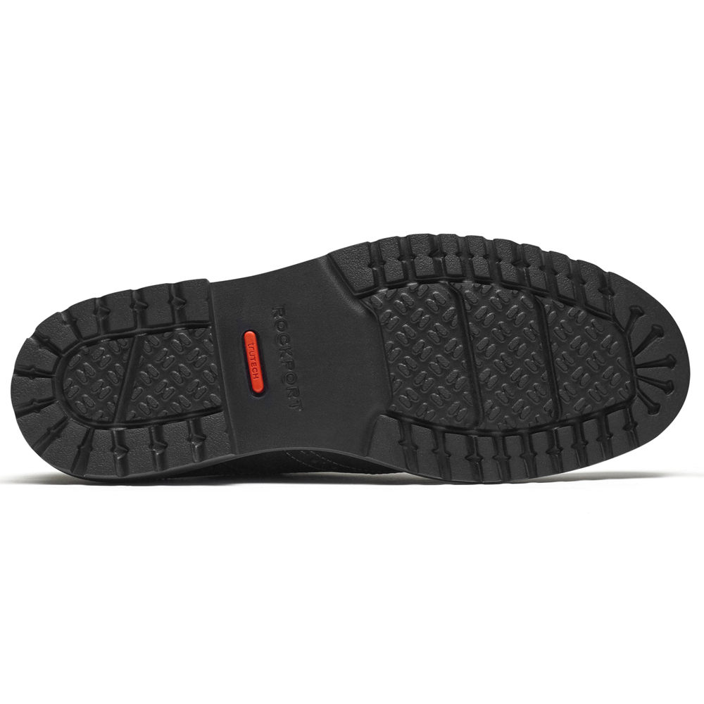 Rockport Støvler Herre Svart - Marshall Rugged Inside Zip - ACQE82056